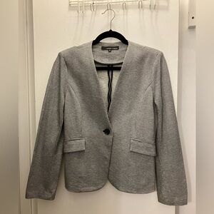 Amanda and Chelsea Gray Herringbone Blazer